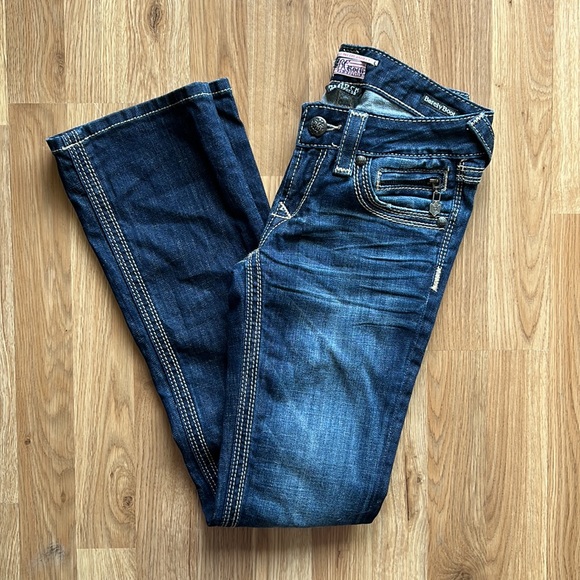Re Rock For Express | Barely Boot Cut Jeans - Picture 3 of 9